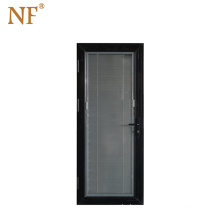 Decorative wooden clad aluminum main front double door design